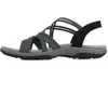 Image de Sandales femme Skechers Reggae Slim - Turn It Up Noir 37 163117-BLK