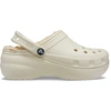 Image de Sabots femme Crocs Classic Platform Glitter Blanc 37/38 207938-2Y2