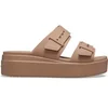Image de Sandales femme Crocs Brooklyn Buckle LowWdg Lte Marron 38/39 207431-2Q9