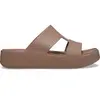 Image de Claquettes fille Crocs Getaway Platform H-Strap Marron 34/35 209409-2Q9