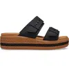 Image de Sandales à boucle femme Crocs Brooklyn Noir 36/37 209978-001