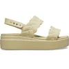 Image de Claquettes femme Crocs Brooklyn Woven Upper LW Jaune 38/39 209977-212