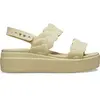 Image de Claquettes femme Crocs Brooklyn Woven Upper LW Jaune 39/40 209977-212