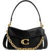 Image de COACH Sac en cuir - Sac bandoulière TABBY noir