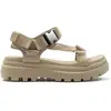 Image de Sandales compensées femme Palladium Pallacruise Strap Beige 38 97465-235-M