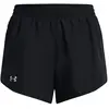 Image de Short femme Under Armour Fly By 3" 1382438-001 Noir L