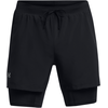 Image de Short 2 en 1 Under Armour Launch 5" 1382640-001 Noir L