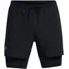 Image de Short 2 en 1 Under Armour Launch 5" 1382640-001 Noir XL