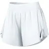 Image de Short taille mi-haute avec sous-short intégré femme Nike AeroSwift Dri-FIT AD 8 cm FN2328-100 Blanc S