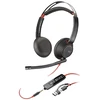Image de HP Poly Blackwire 5220 USB-C Stéréo Noir + Connexion 3.5 mm + Adaptateur USB-C/A