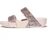 Image de Claquettes femme FitFlop Lulu Multi-Tonal Glitter Rose 39 JE5-C33