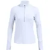 Image de Sweatshirt 1/2 zip femme Under Armour Qualifier 1379349-465 Bleu M