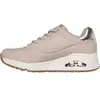 Image de Baskets femme Skechers Uno Shimmer Away Beige 36 155196-NUDE