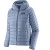 Image de Doudoune à capuche zippé femme Patagonia Down Sweater 84712-BNLB Bleu XS
