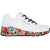 Image de Baskets femme Skechers Uno Ravaged Love Blanc 37 177918-WMLT