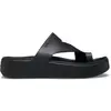 Image de Tongs compensées femme Crocs Getaway Platform Toe Loop Noir 39/40 210834-001