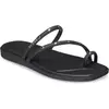 Image de Sandales femme Crocs Miami Studded Toe Loop Noir 42/43 211447-001