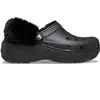 Image de Sabots femme Crocs Classic Platform Fuzz Lined Noir 38/39 212854-001