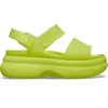 Image de Sandales femme Crocs Soho Frosted Y Strap Vert 36/37 212651-738