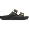 Image de Claquettes à boucle métalique femme Crocs Noir 34/35 213316-001