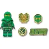 Image de Jibbitz Crocs 4LW Ninjago Lloyd (x5) Vert TU 10019397