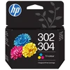 Image de HP 302/304 (B7RT6AE) - 3 Couleurs