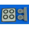 Image de Spitfire Mk.I wheels (5-Spoke) & paint masks f. Tamiya - 1:48e - Aires 4787
