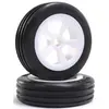 Image de Losi Rib Front Tire, Mounted, White (2) : Mini JRX2 LOS41021