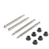 Image de Outer Hinge Pins, 3.5mm, Electro Nickel (2): 8X TLR244044