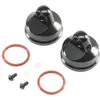 Image de Shock Cap, Aluminum, Black (2) - LST/2, 3XL-E - Losi LOS343000