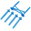 Image de Rear Body Support and Body Posts Bleu - LMT - Losi LOS241051