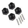 Image de 20mm Wheel Hexes and Pins, BLK (4) - Super Baja Rey - Losi LOS252077