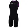 Image de Combinaison courte de trifonction sans manches femme Zone3 Streamline SS18WSTL101 Noir S