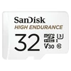 Image de SanDisk High Endurance microSDHC UHS-I U3 V30 32 Go + Adaptateur SD