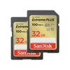 Image de SanDisk Extreme PLUS SDHC UHS-I 32 Go (x2)