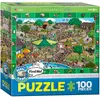 Image de Puzzle 100 pièces : Cherche et trouve : Une journée au zoo EuroG-6100-0542
