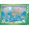Image de Puzzle 1000 pièces : Carte du monde EuroG-6000-0557