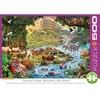 Image de Puzzle 500 pièces XL : L'arche de Noé avant la pluie