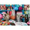 Image de Puzzle 1000 piÃ¨ces : Chatons dans la salle de couture - Greg Cuddiford