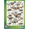Image de Puzzle 1000 piÃ¨ces : Dinosaures de la pÃ©riode du CrÃ©tacÃ©