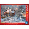 Image de Puzzle 1000 piÃ¨ces : Chalet de NoÃ«l