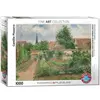 Image de Puzzle 1000 piÃ¨ces : Jardin des lÃ©gumes ciel couvert Ã  Eragny, Camille Pissaro