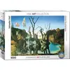 Image de Puzzle 1000 pieces : Cygnes reflÃ©tant les Ã©lÃ©phants, Salvdor Dali