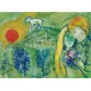 Image de Puzzle 1000 pièces : Les amoureux de Vence, Marc Chagall EuroG-6000-0848