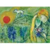 Image de Puzzle 1000 piÃ¨ces : Les amoureux de Vence, Marc Chagall