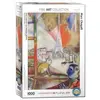 Image de Puzzle 1000 piÃ¨ces - Fine Art Collection : "Paris Ã  travers la fenÃªtre" Marc Chagall