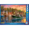 Image de Puzzle 1000 pièces : Coucher de soleil sur le port EuroG-6000-0969
