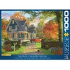Image de Puzzle 1000 piÃ¨ces : Le Chalet bleu