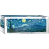 Image de Puzzle 1000 pièces panoramique : Panorama de la nuit étoilée, Vincent Van Gogh EuroG-6010-5309