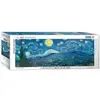 Image de Puzzle 1000 piÃ¨ces panoramique : Panorama de la nuit Ã©toilÃ©e, Vincent Van Gogh